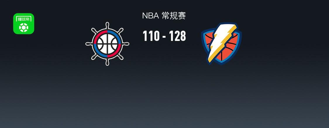 NBA战报：雷霆128-110快船取NBA7连胜，霍姆格伦30+14+5
